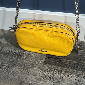 Yellow Coach bag